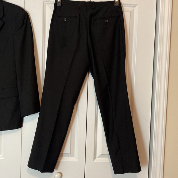 Rockin Sartorial  Roma Classic 2 Button Suit Black  Size 36 S - Picture 7 of 15
